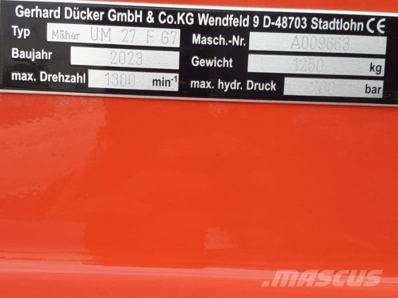 Dücker UM 27 Mješalice komposta