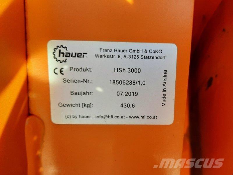 Hauer HSH 3000 Sniježne daske i  plugovi