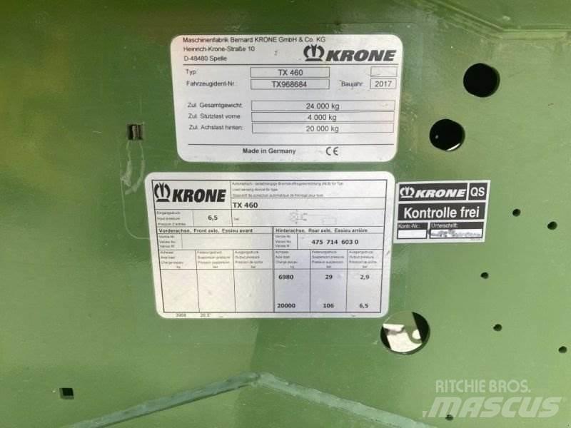 Krone TX 460 Prikolice za piljevinu