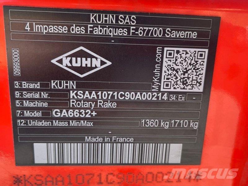 Kuhn GA 6632+ Sakupljači