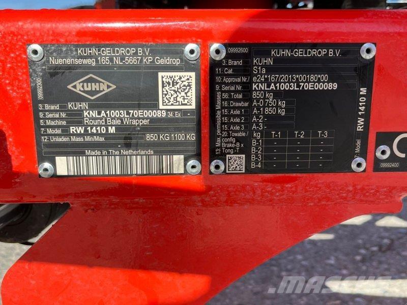 Kuhn RW 1410M Ovijači bala