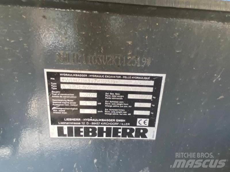 Liebherr A 916 Bageri na kotačima