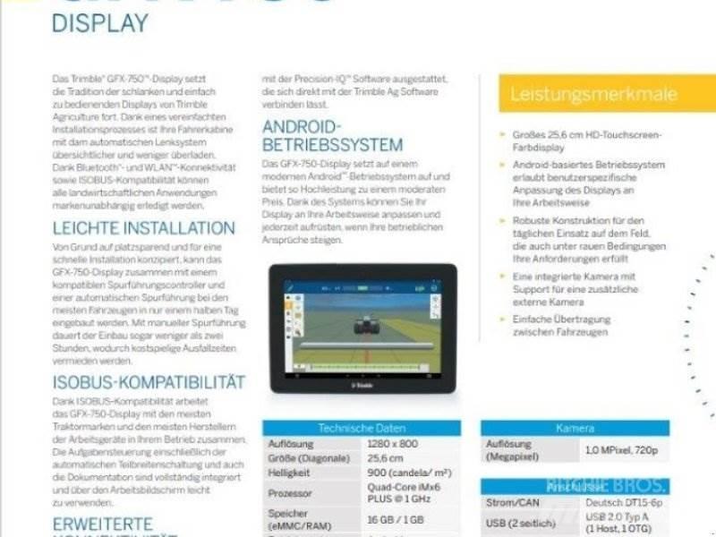 Trimble GFX 750 Poljoprivreda – ostalo