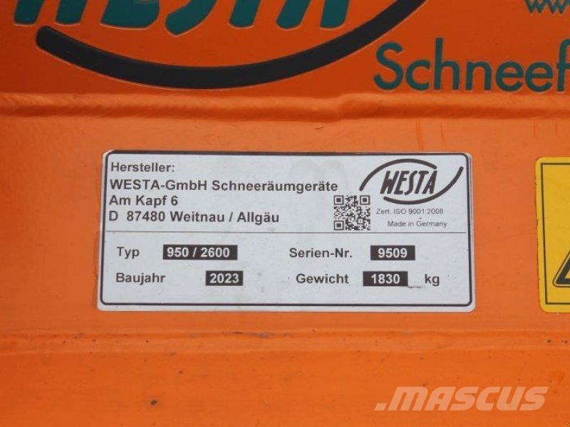  Westa 950/2600 Sniježne freze