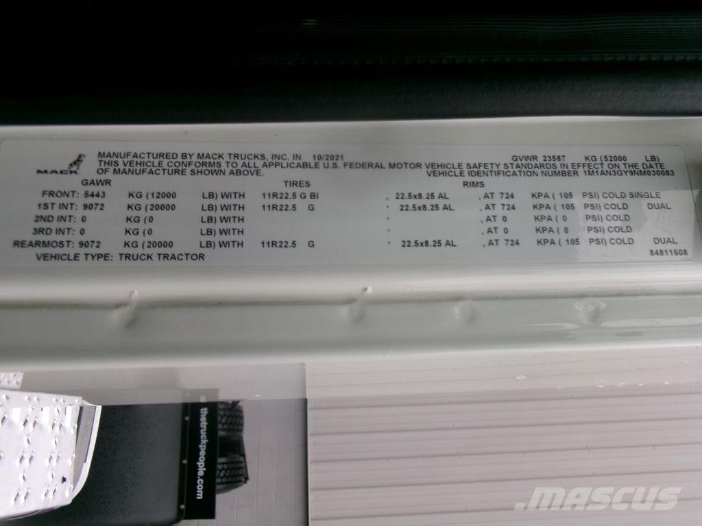 Mack AN64T Traktorske jedinice