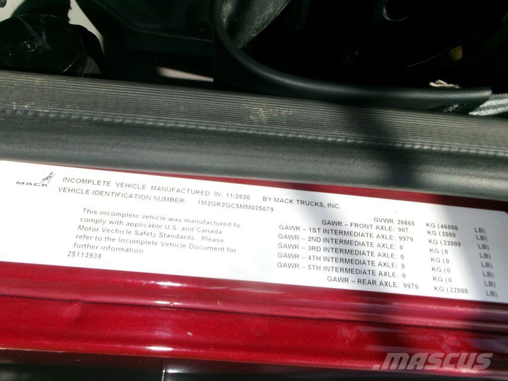 Mack GR64F Kiper kamioni