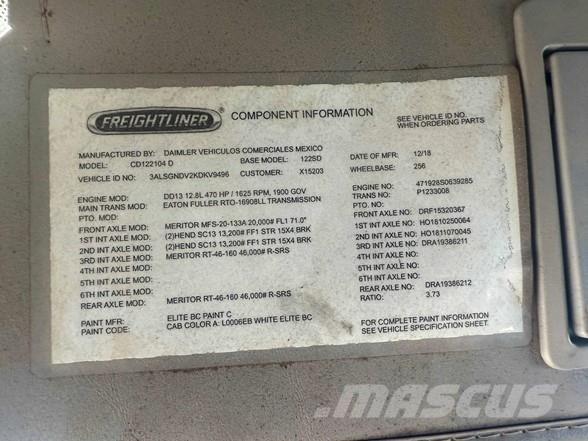 Freightliner 122SD Kiper kamioni