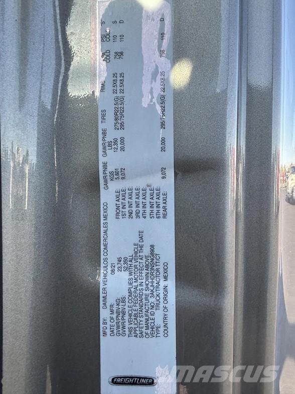 Freightliner CASCADIA 126 Traktorske jedinice