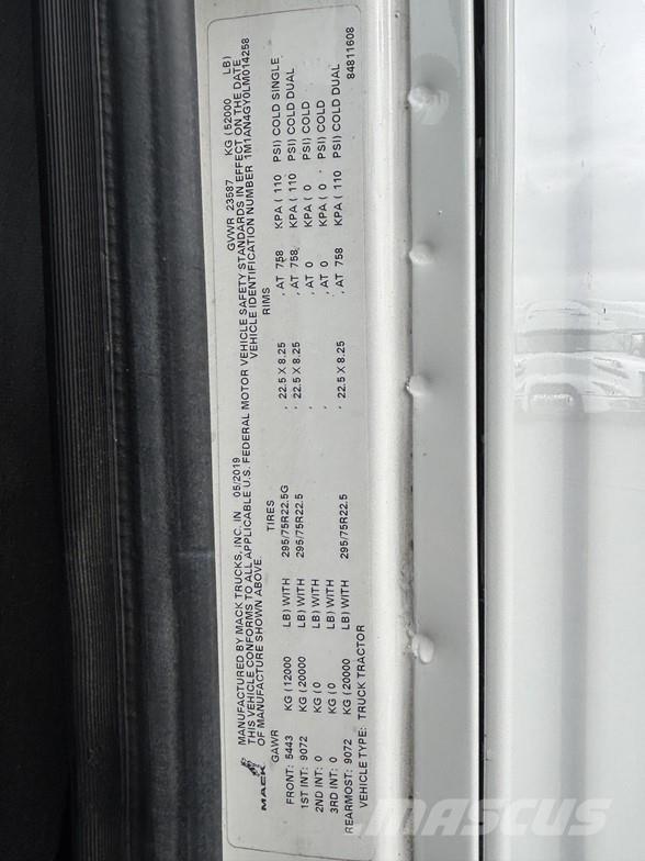 Mack ANTHEM 64T Traktorske jedinice