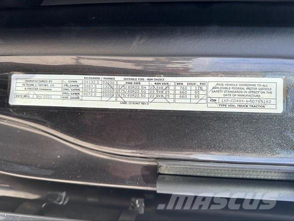 Peterbilt 567 Traktorske jedinice