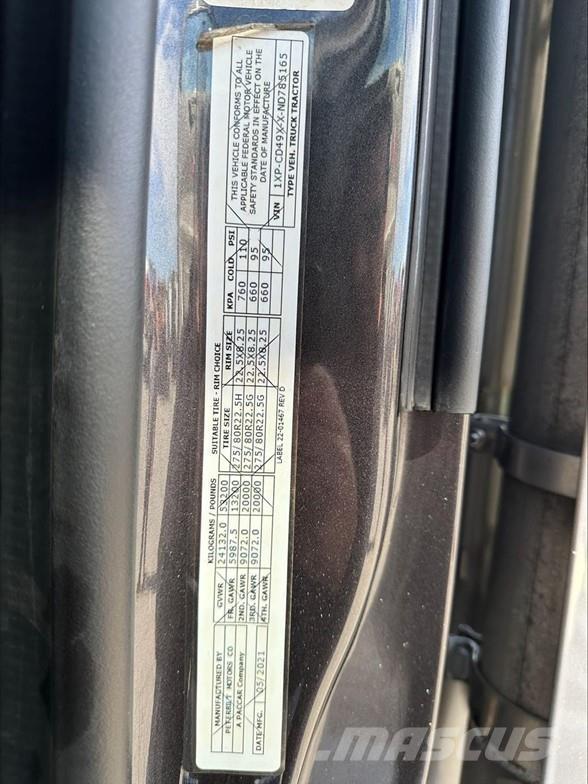 Peterbilt 567 Traktorske jedinice