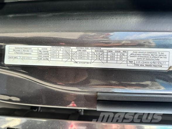 Peterbilt 567 Traktorske jedinice