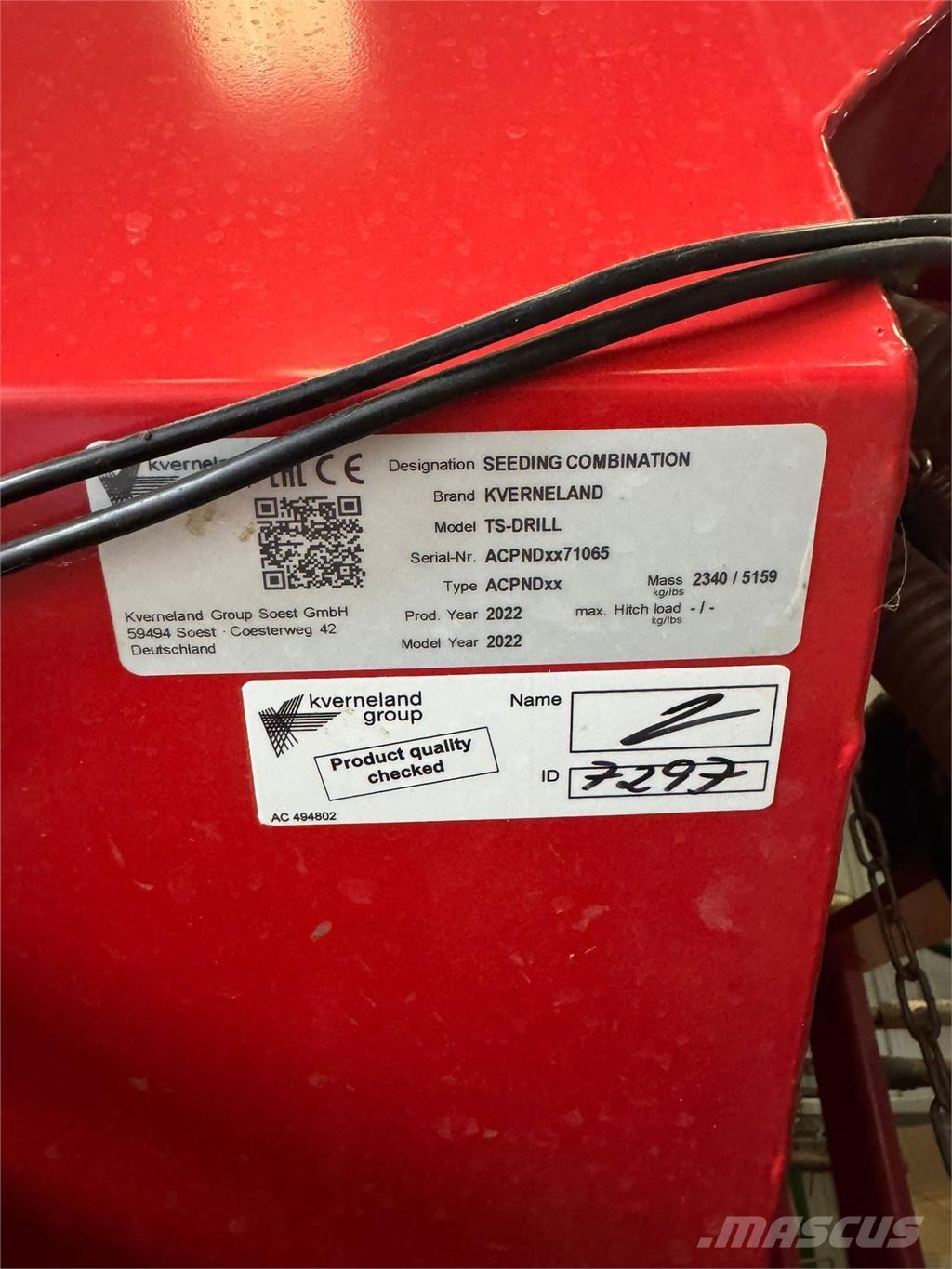 Kverneland 4.8M Poljoprivreda – ostalo