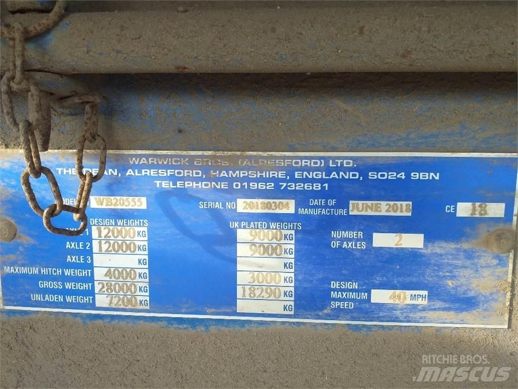  WARWICK 20 TONNE Ostale prikolice