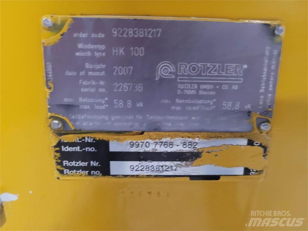 Faun HK 100 winch Oprema i dijelovi za kranove
