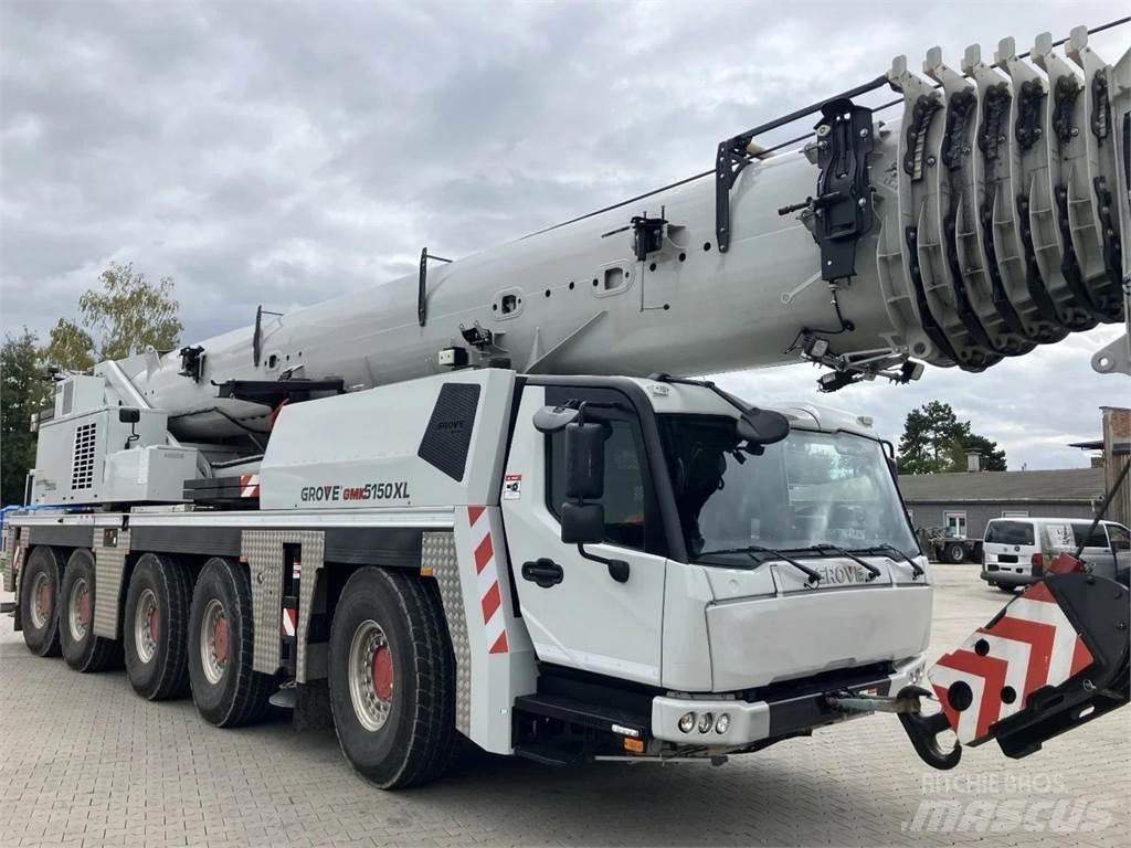 Grove GMK 5150 XL Rabljene dizalice za težak teren