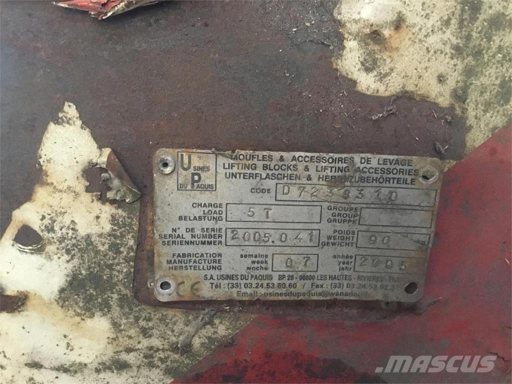  Hookblock 5ton Oprema i dijelovi za kranove