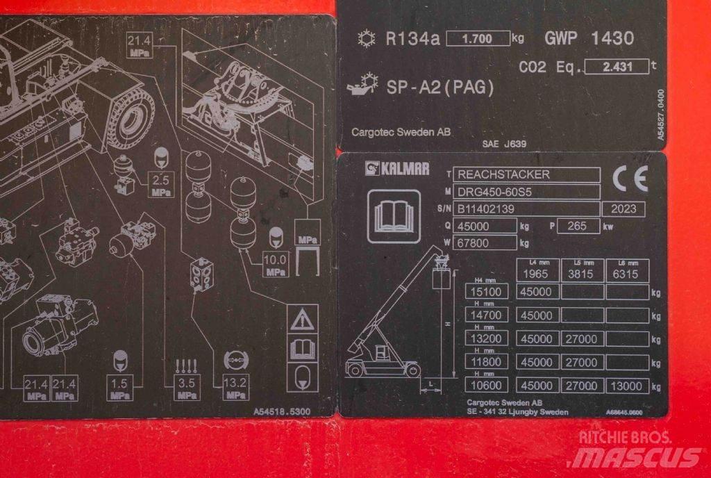 Kalmar DRG450-60S5 Dohvatni viličari