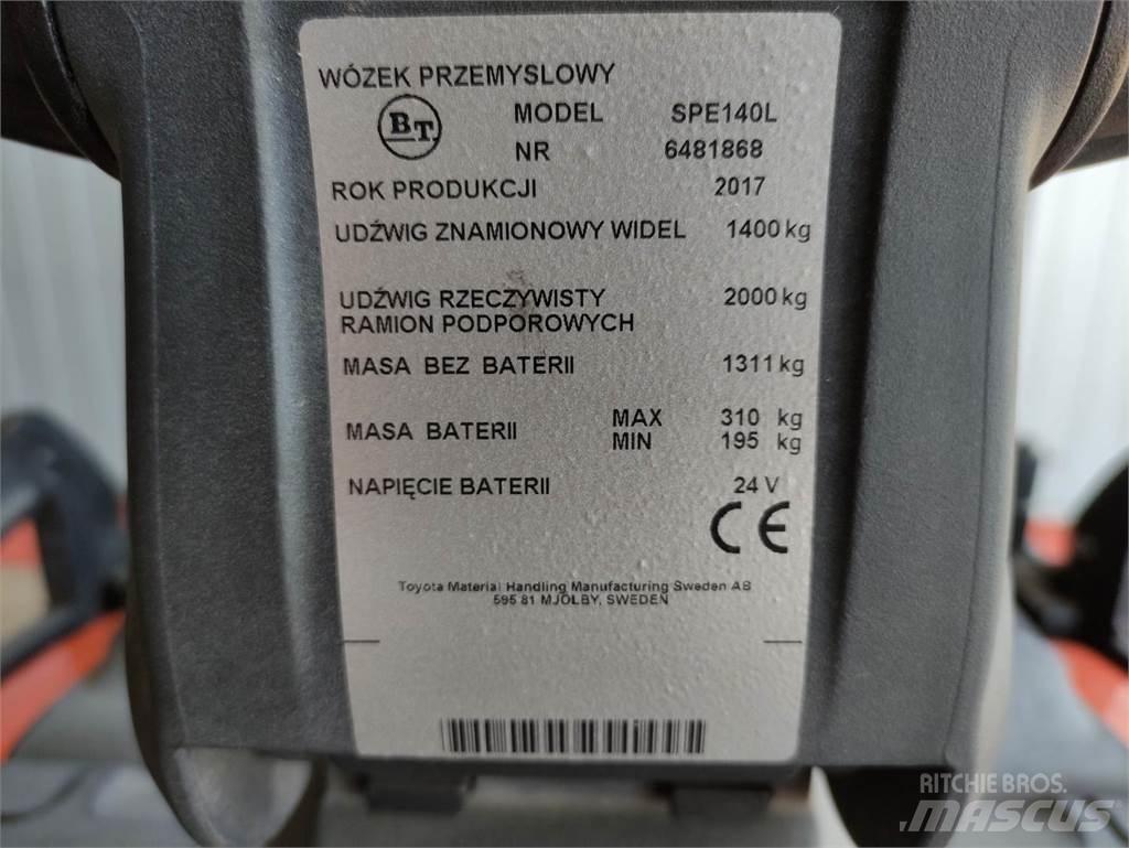 BT SPE140 L Ručni električni viličar