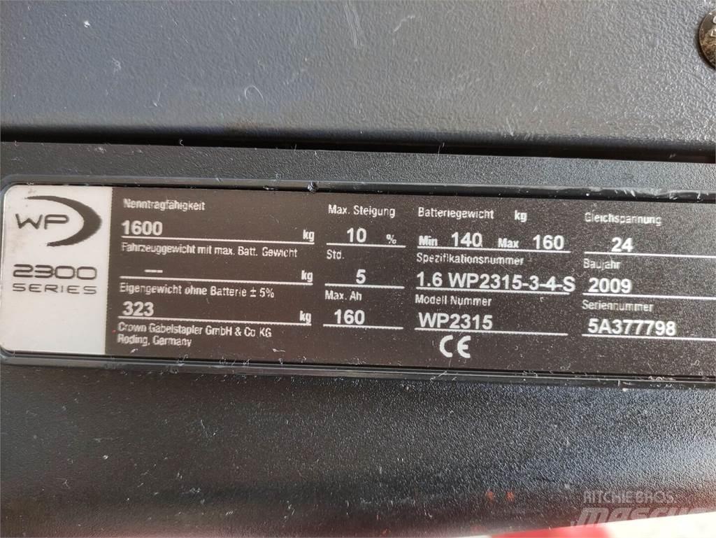 Crown WP2315 Nisko podizni električni viličar