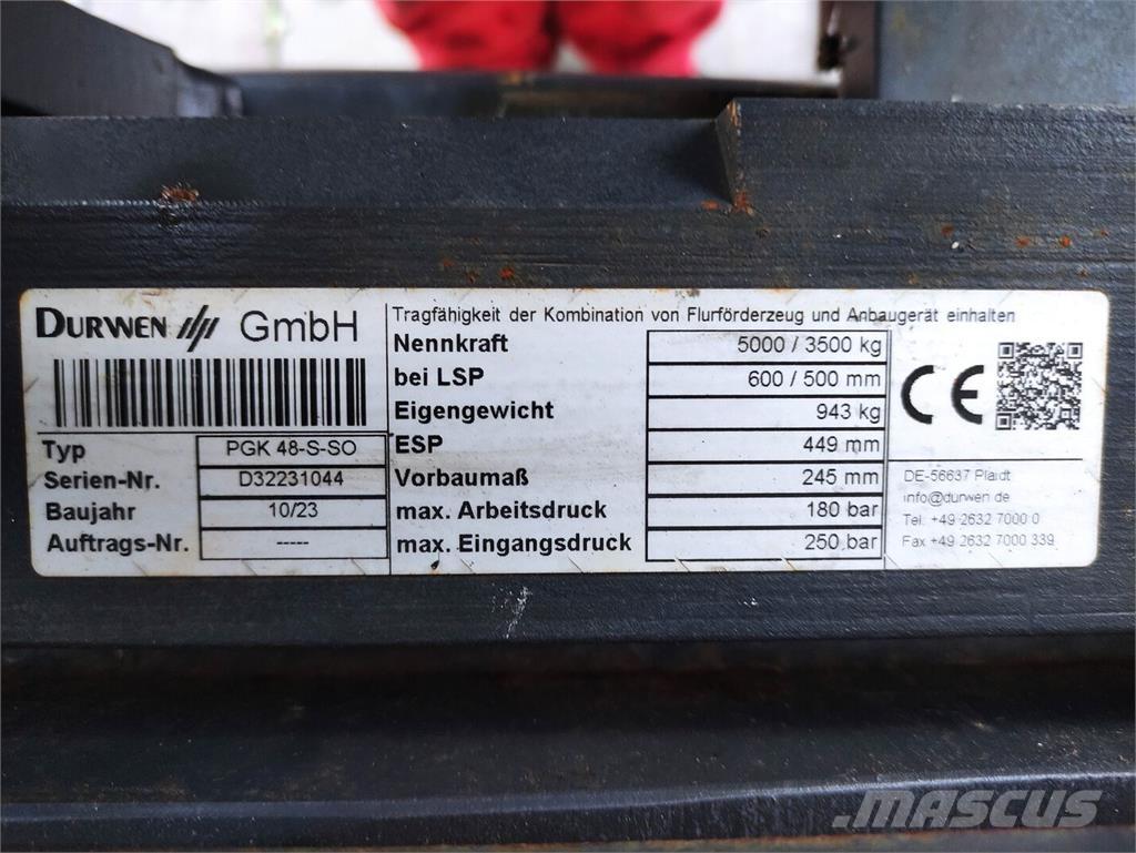 Durwen PGK48-S-SO Viljuške