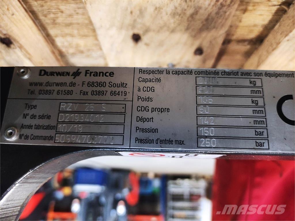 Durwen RZV 25 S Rukovanje materijalom – ostalo