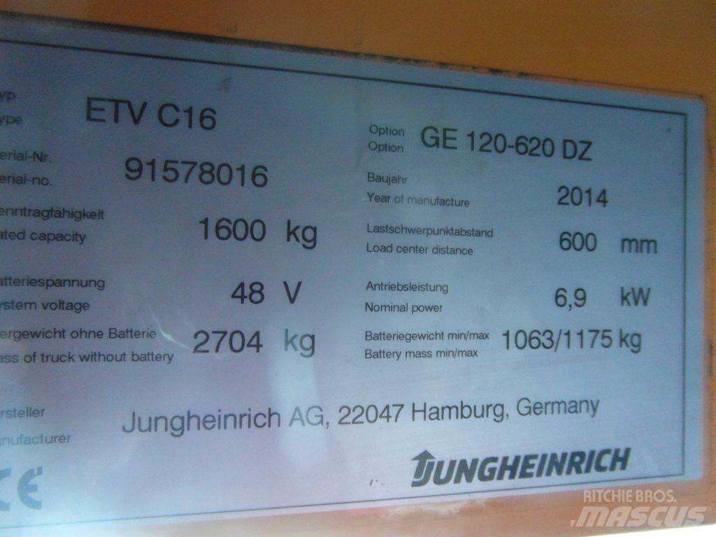 Jungheinrich ETVC16 Viličari sa pomičnim stupom