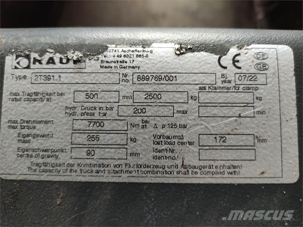Kaup 2T391.1 Rukovanje materijalom – ostalo
