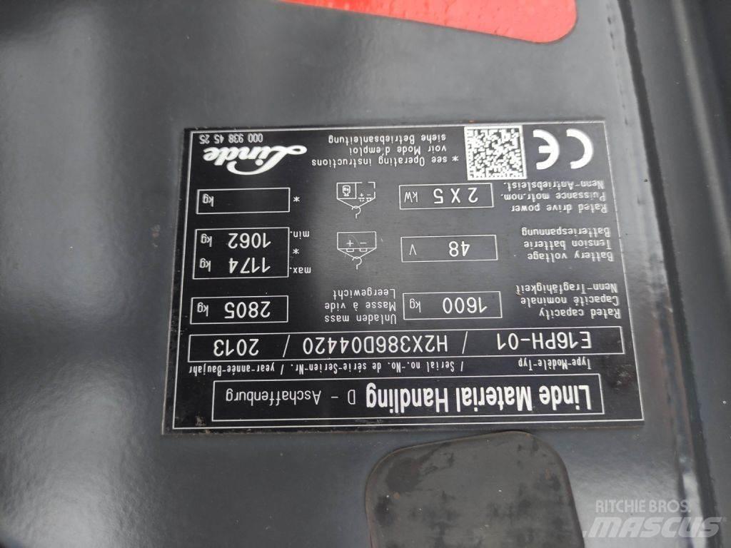 Linde E16PH-01-386 Električni viličari