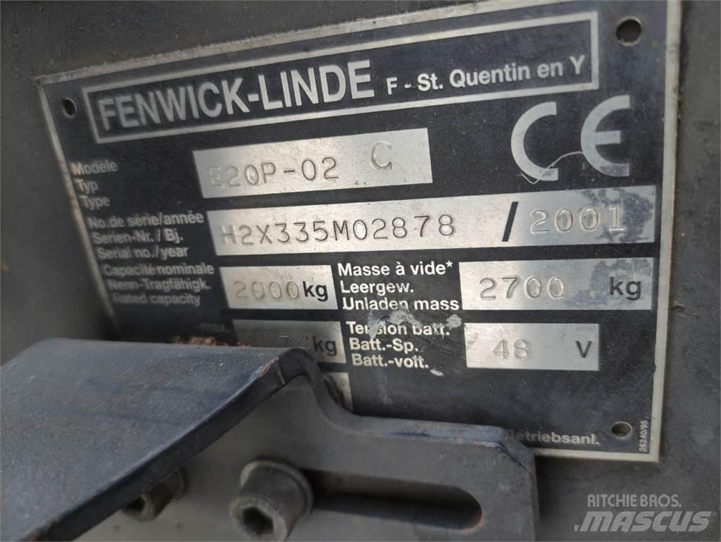 Linde E20P-02-335 Električni viličari
