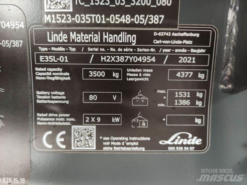 Linde E35L-01-387 Električni viličari