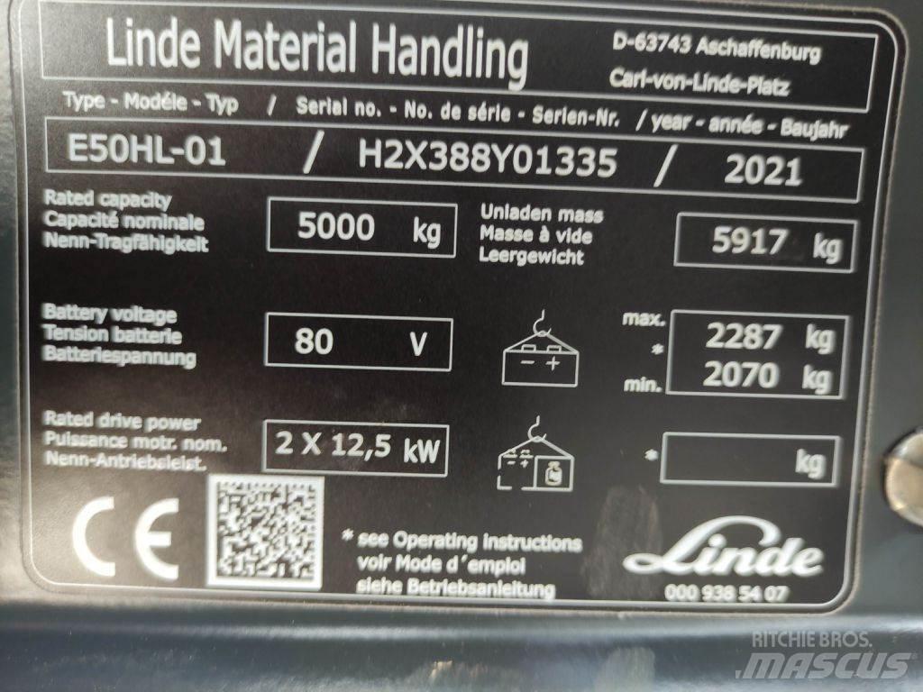Linde E50HL-01-388 Električni viličari