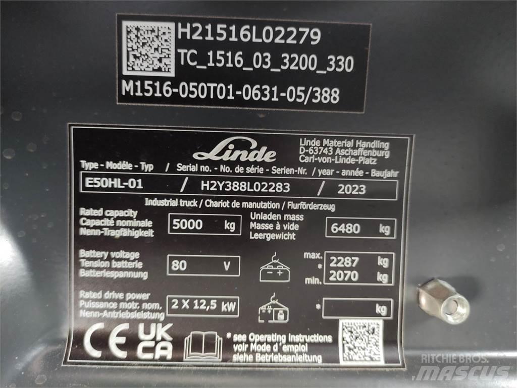Linde E50HL-388 Električni viličari