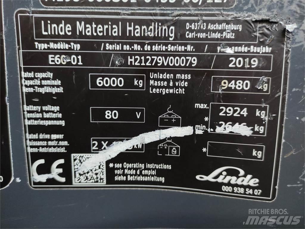 Linde E60-01-1279 Električni viličari