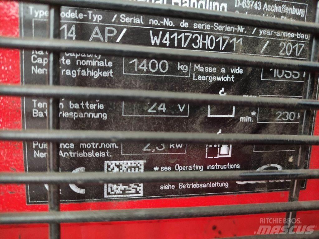 Linde L14APi Ručni električni viličar