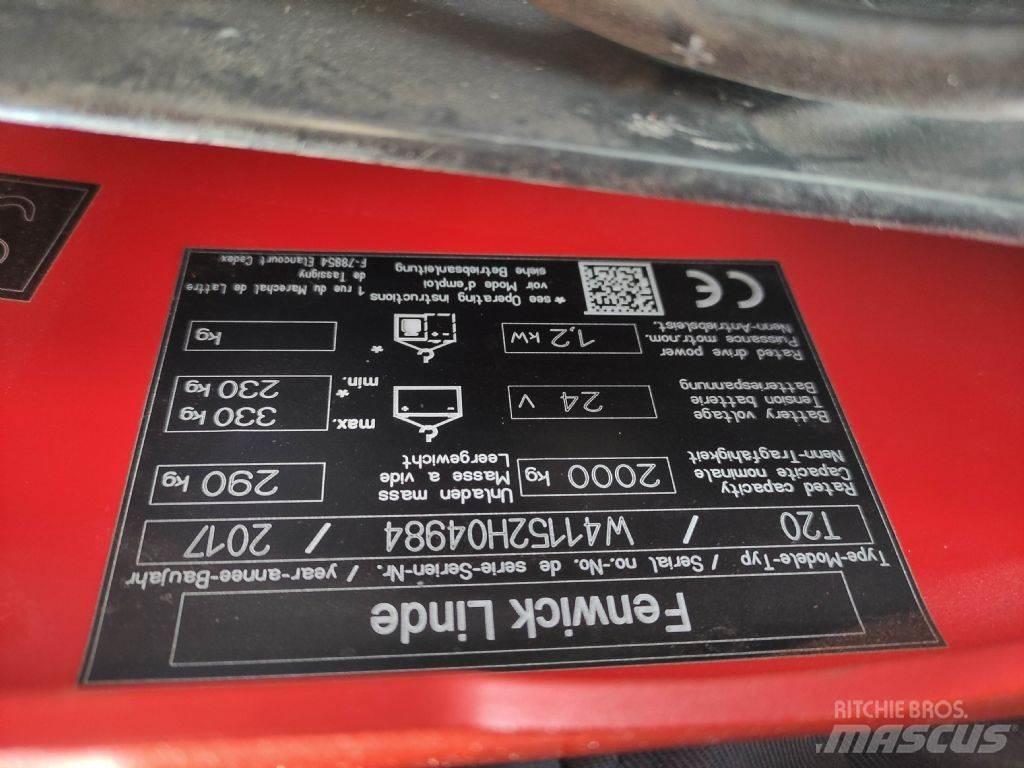 Linde T20 Nisko podizni električni viličar