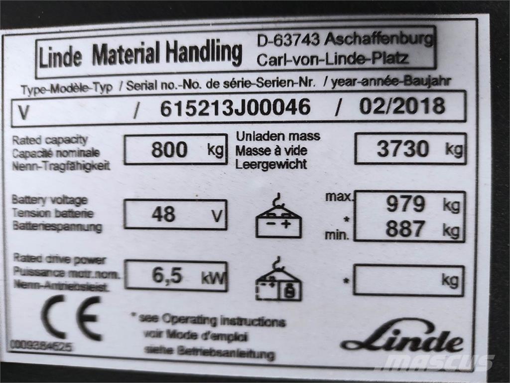 Linde V Modular Visokopodizni komisioni viličar