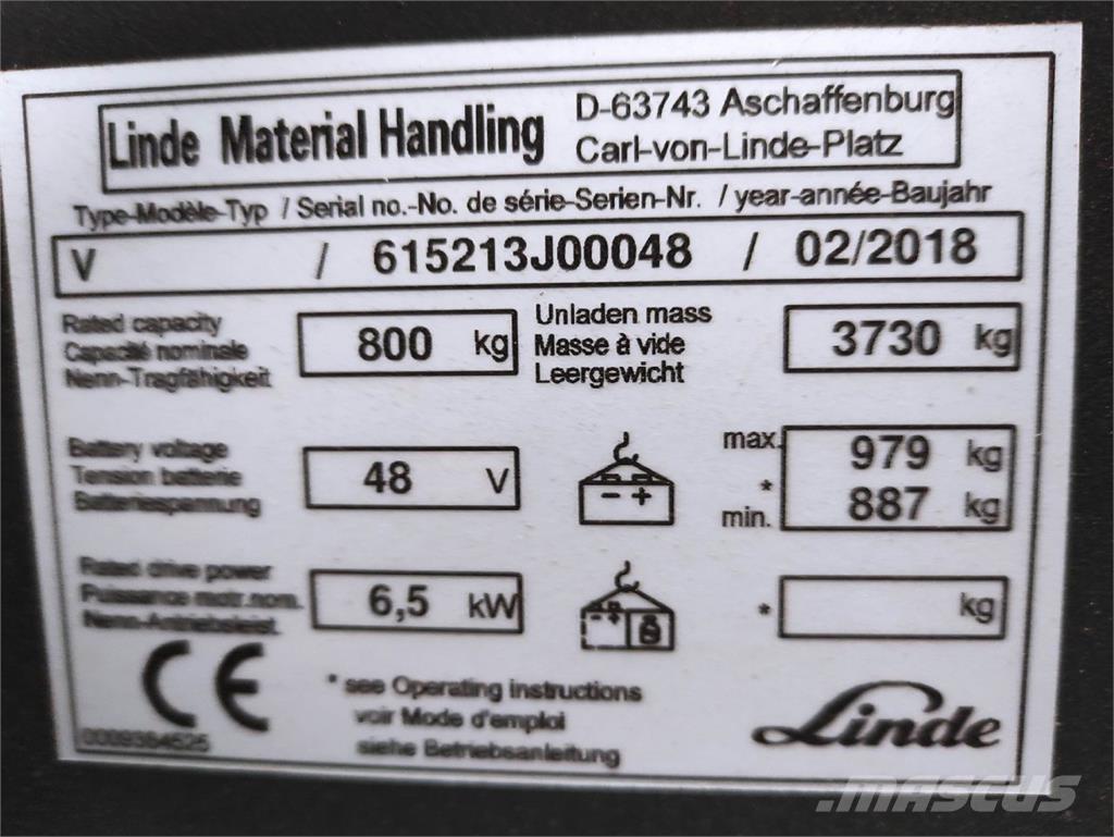Linde V Modular Visokopodizni komisioni viličar