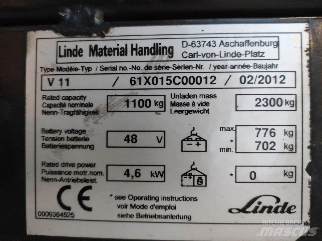 Linde V11 Visokopodizni komisioni viličar