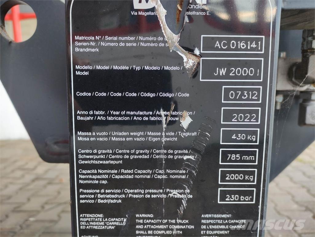 Magni JW2000 Rukovanje materijalom – ostalo