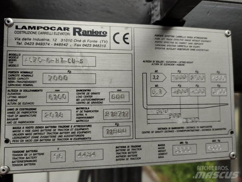Raniero AC70-6-HT-CU-S Električni viličari