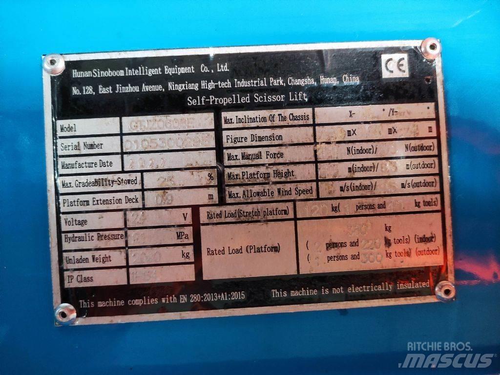 Sinoboom 2132E/GTJZ0608E Škaraste platforme