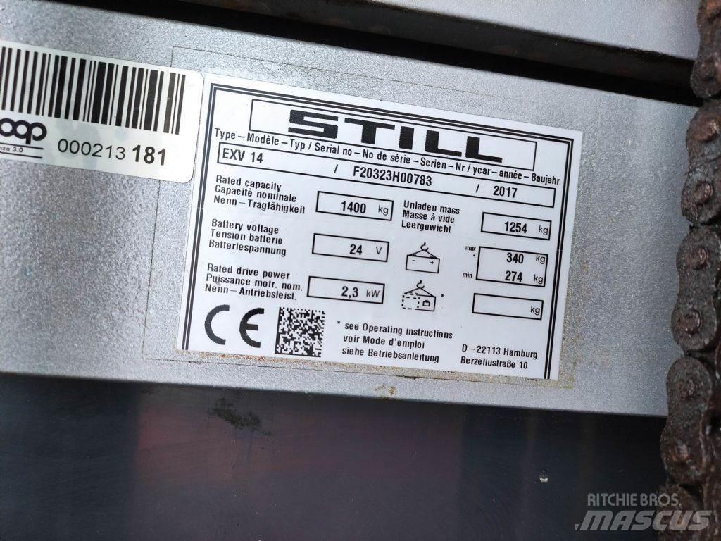 Still EXV 14 *Lack NEU* Ručni električni viličar