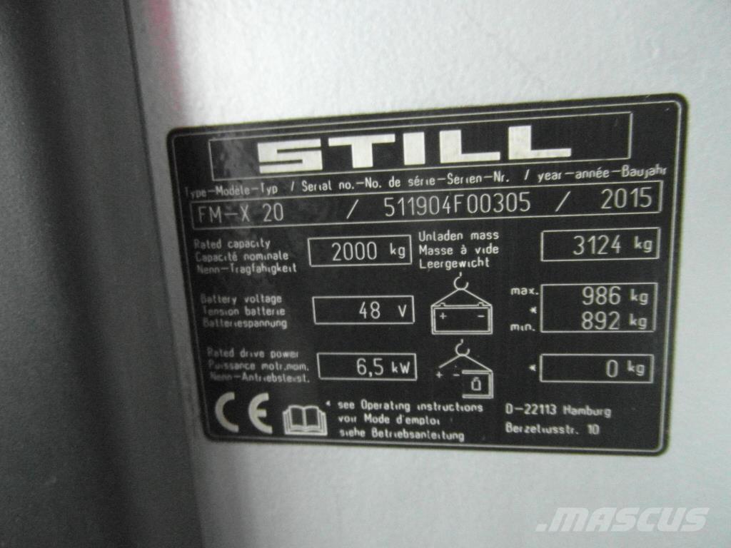 Still FM-X-20 Viličari sa pomičnim stupom