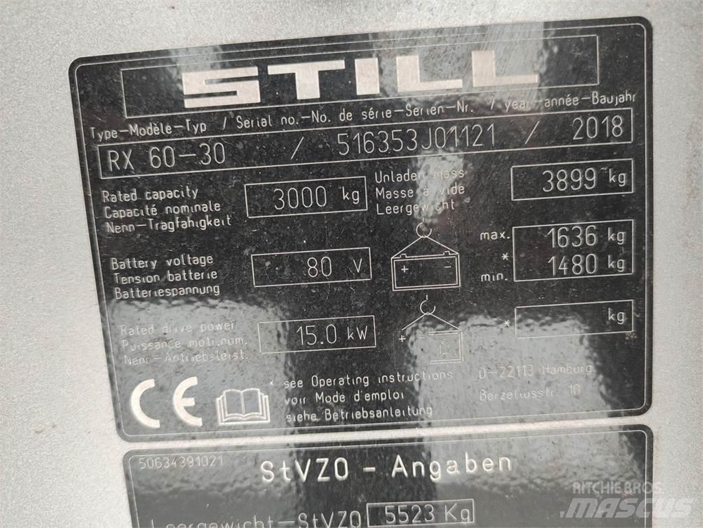 Still RX60-30 Električni viličari