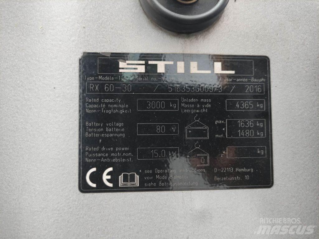 Still RX60-30 Električni viličari