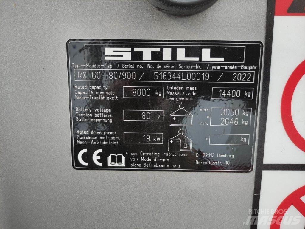 Still RX60-80/900 Električni viličari