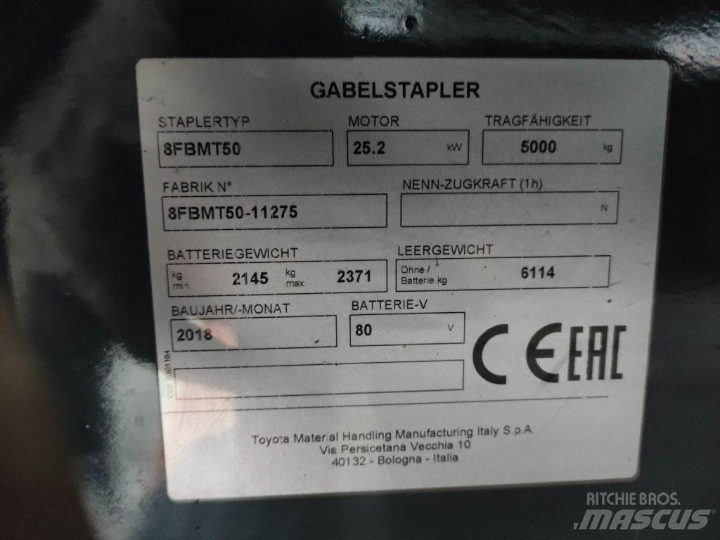 Toyota 8FBMT50 Električni viličari