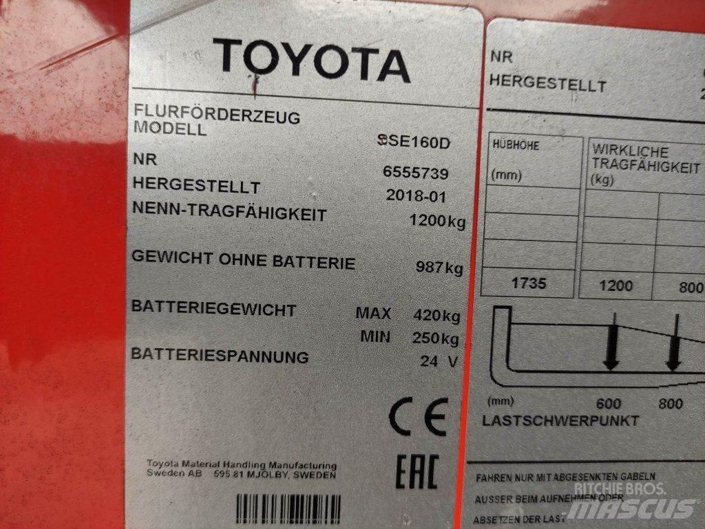 Toyota SSE160D Ručni električni viličar