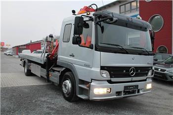 Mercedes-Benz Atego 1322 Vehicle transporter + crane MKG HMK132H